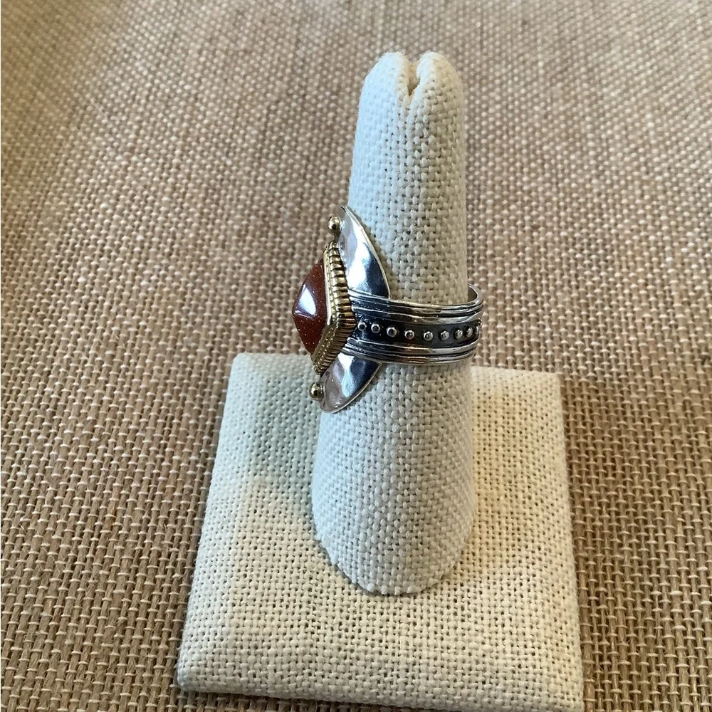 Silpada Warm Hues Ring Size 8 R3483 - Picture 3 of 11